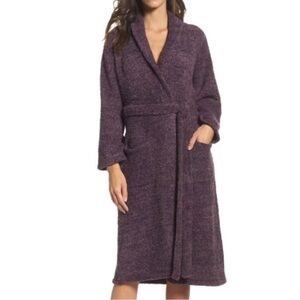 Barefoot Dreams Plush Purple Robe